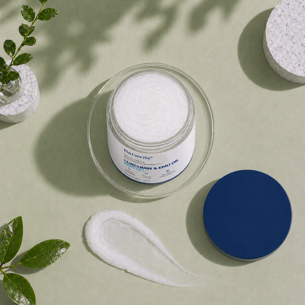 Natwells Curcumin & Emu Oil Pain Gel