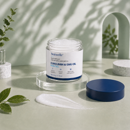 Natwells Curcumin & Emu Oil Pain Gel