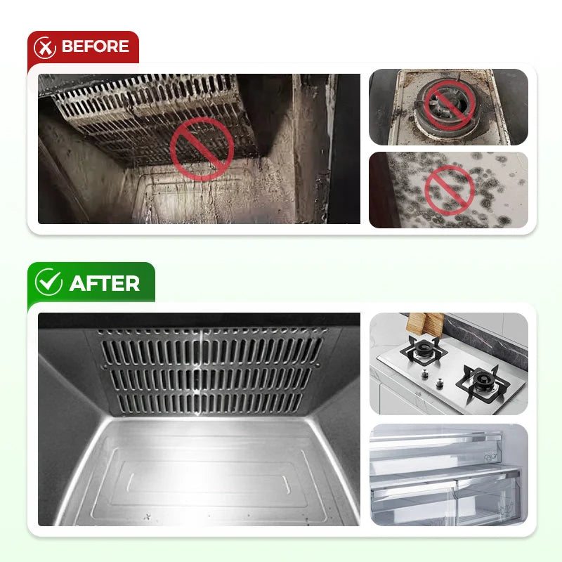 🏆Limited Time Special Price !!✨Heavy-Duty Kitchen Degreaser Foam Cleaner